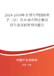2024-2030年全球與中國去離子(DI)熱水器市場全面調(diào)研與發(fā)展趨勢預(yù)測報告 2024-2030年全球與中國去離子(DI)熱水器市場全面調(diào)研與發(fā)展趨勢預(yù)測報告