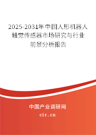 2025-2031年中國(guó)人形機(jī)器人觸覺(jué)傳感器市場(chǎng)研究與行業(yè)前景分析報(bào)告