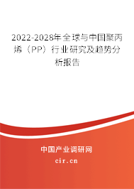 2022-2028年全球與中國聚丙烯（PP）行業(yè)研究及趨勢分析報告