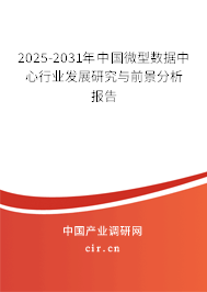2025-2031年中國微型數(shù)據(jù)中心行業(yè)發(fā)展研究與前景分析報(bào)告 2025-2031年中國微型數(shù)據(jù)中心行業(yè)發(fā)展研究與前景分析報(bào)告