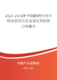 2025-2031年中國網(wǎng)絡(luò)優(yōu)化市場調(diào)查研究及發(fā)展前景趨勢分析報告