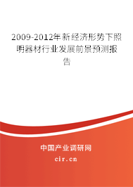 2009-2012年新經(jīng)濟(jì)形勢(shì)下照明器材行業(yè)發(fā)展前景預(yù)測(cè)報(bào)告