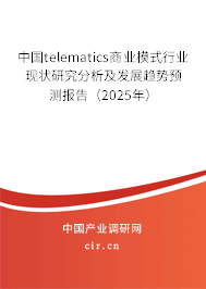 中國telematics商業(yè)模式行業(yè)現(xiàn)狀研究分析及發(fā)展趨勢預(yù)測報(bào)告（2025年）
