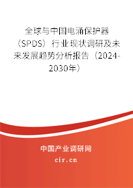 全球與中國電涌保護(hù)器（SPDS）行業(yè)現(xiàn)狀調(diào)研及未來發(fā)展趨勢分析報(bào)告（2024-2030年）
