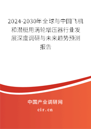 2024-2030年全球與中國(guó)飛機(jī)和潛艇用渦輪增壓器行業(yè)發(fā)展深度調(diào)研與未來(lái)趨勢(shì)預(yù)測(cè)報(bào)告