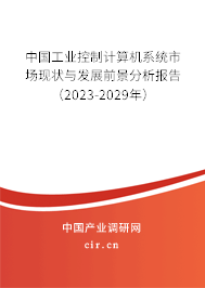 中國工業(yè)控制計算機系統(tǒng)市場現(xiàn)狀與發(fā)展前景分析報告（2023-2029年）
