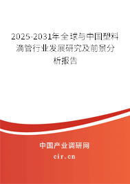 2025-2031年全球與中國塑料滴管行業(yè)發(fā)展研究及前景分析報告