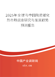 2025年全球與中國陶瓷催化劑市場調(diào)查研究與發(fā)展趨勢預(yù)測報告