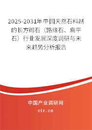 2025-2031年中國天然石料制的長方砌石（路緣石、扁平石）行業(yè)發(fā)展深度調(diào)研與未來趨勢分析報告