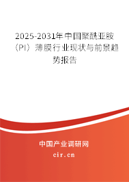 2025-2031年中國聚酰亞胺(PI)薄膜行業(yè)現(xiàn)狀與前景趨勢報告 2025-2031年中國聚酰亞胺(PI)薄膜行業(yè)現(xiàn)狀與前景趨勢報告