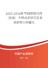 2025-2031年中國聚酯切片(瓶級)市場調(diào)查研究及發(fā)展趨勢分析報告 2025-2031年中國聚酯切片(瓶級)市場調(diào)查研究及發(fā)展趨勢分析報告