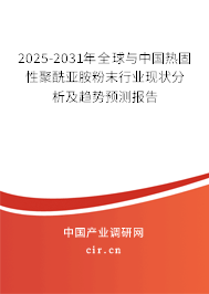 2025-2031年全球與中國熱固性聚酰亞胺粉末行業(yè)現狀分析及趨勢預測報告