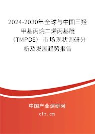 2024-2030年全球與中國三羥甲基丙烷二烯丙基醚（TMPDE）市場現(xiàn)狀調(diào)研分析及發(fā)展趨勢報(bào)告