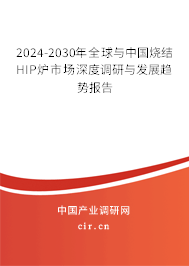 2024-2030年全球與中國燒結HIP爐市場深度調研與發(fā)展趨勢報告 2024-2030年全球與中國燒結HIP爐市場深度調研與發(fā)展趨勢報告