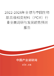 2022-2028年全球與中國生物基高級相變材料(PCM)行業(yè)全面調(diào)研與發(fā)展趨勢預(yù)測報(bào)告 2022-2028年全球與中國生物基高級相變材料(PCM)行業(yè)全面調(diào)研與發(fā)展趨勢預(yù)測報(bào)告