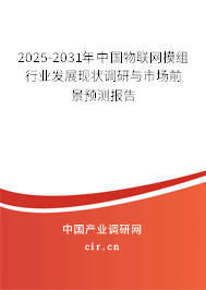 2025-2031年中國物聯(lián)網(wǎng)模組行業(yè)發(fā)展現(xiàn)狀調(diào)研與市場前景預(yù)測報告 2025-2031年中國物聯(lián)網(wǎng)模組行業(yè)發(fā)展現(xiàn)狀調(diào)研與市場前景預(yù)測報告