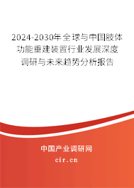 2024-2030年全球與中國肢體功能重建裝置行業(yè)發(fā)展深度調研與未來趨勢分析報告 2024-2030年全球與中國肢體功能重建裝置行業(yè)發(fā)展深度調研與未來趨勢分析報告
