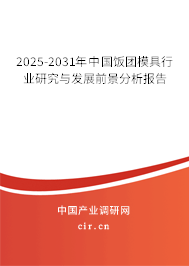 2025-2031年中國飯團(tuán)模具行業(yè)研究與發(fā)展前景分析報告