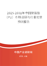 2025-2031年中國聚氨酯(PU)市場(chǎng)調(diào)研與行業(yè)前景預(yù)測(cè)報(bào)告 2025-2031年中國聚氨酯(PU)市場(chǎng)調(diào)研與行業(yè)前景預(yù)測(cè)報(bào)告