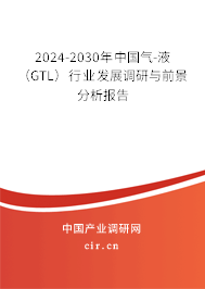 2024-2030年中國(guó)氣-液(GTL)行業(yè)發(fā)展調(diào)研與前景分析報(bào)告 2024-2030年中國(guó)氣-液(GTL)行業(yè)發(fā)展調(diào)研與前景分析報(bào)告