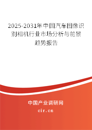 2025-2031年中國汽車圖像識(shí)別相機(jī)行業(yè)市場分析與前景趨勢報(bào)告 2025-2031年中國汽車圖像識(shí)別相機(jī)行業(yè)市場分析與前景趨勢報(bào)告