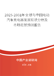 2025-2031年全球與中國(guó)電動(dòng)汽車充電器發(fā)展現(xiàn)狀分析及市場(chǎng)前景預(yù)測(cè)報(bào)告