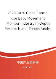2020-2026 Global Home-use Baby Movement Monitor Industry In-Depth Research and Trends Analysis Report