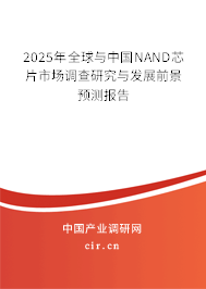 2025年全球與中國NAND芯片市場調(diào)查研究與發(fā)展前景預(yù)測報告 2025年全球與中國NAND芯片市場調(diào)查研究與發(fā)展前景預(yù)測報告