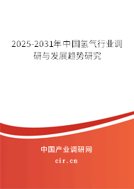2025-2031年中國(guó)氫氣行業(yè)調(diào)研與發(fā)展趨勢(shì)研究 2025-2031年中國(guó)氫氣行業(yè)調(diào)研與發(fā)展趨勢(shì)研究