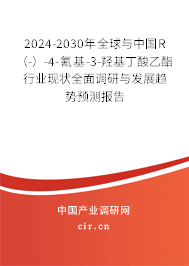 2024-2030年全球與中國R（-）-4-氰基-3-羥基丁酸乙酯行業(yè)現狀全面調研與發(fā)展趨勢預測報告
