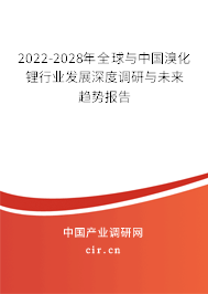 2022-2028年全球與中國溴化鋰行業(yè)發(fā)展深度調研與未來趨勢報告