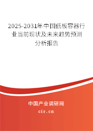 2025-2031年中國低板容器行業(yè)當前現狀及未來趨勢預測分析報告