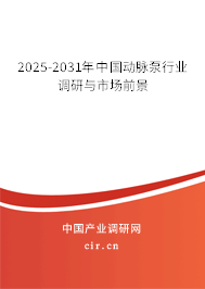 2025-2031年中國動(dòng)脈泵行業(yè)調(diào)研與市場(chǎng)前景 2025-2031年中國動(dòng)脈泵行業(yè)調(diào)研與市場(chǎng)前景