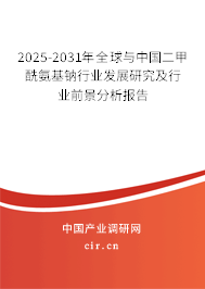2025-2031年全球與中國(guó)二甲酰氨基鈉行業(yè)發(fā)展研究及行業(yè)前景分析報(bào)告 2025-2031年全球與中國(guó)二甲酰氨基鈉行業(yè)發(fā)展研究及行業(yè)前景分析報(bào)告
