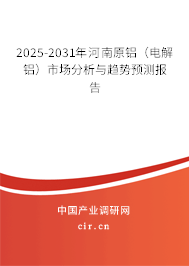 2025-2031年河南原鋁(電解鋁)市場(chǎng)分析與趨勢(shì)預(yù)測(cè)報(bào)告 2025-2031年河南原鋁(電解鋁)市場(chǎng)分析與趨勢(shì)預(yù)測(cè)報(bào)告