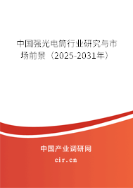中國(guó)強(qiáng)光電筒行業(yè)研究與市場(chǎng)前景(2025-2031年) 中國(guó)強(qiáng)光電筒行業(yè)研究與市場(chǎng)前景(2025-2031年)