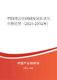 中國(guó)液壓控制閥發(fā)展現(xiàn)狀與市場(chǎng)前景(2024-2030年) 中國(guó)液壓控制閥發(fā)展現(xiàn)狀與市場(chǎng)前景(2024-2030年)