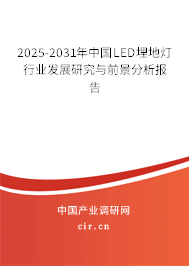 2025-2031年中國LED埋地?zé)粜袠I(yè)發(fā)展研究與前景分析報告