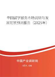 中國留學服務市場調研與發(fā)展前景預測報告（2025年）