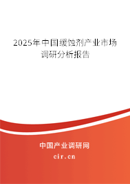 2024年中國緩蝕劑產(chǎn)業(yè)市場調(diào)研分析報告 2024年中國緩蝕劑產(chǎn)業(yè)市場調(diào)研分析報告
