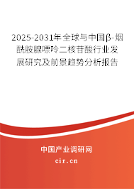 2025-2031年全球與中國β-煙酰胺腺嘌呤二核苷酸行業(yè)發(fā)展研究及前景趨勢分析報告 2025-2031年全球與中國β-煙酰胺腺嘌呤二核苷酸行業(yè)發(fā)展研究及前景趨勢分析報告