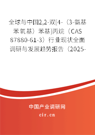 全球與中國(guó)2,2-雙[4-（3-氨基苯氧基）苯基]丙烷（CAS 87880-61-3）行業(yè)現(xiàn)狀全面調(diào)研與發(fā)展趨勢(shì)報(bào)告（2025-2031年）