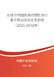 全球與中國聚烯烴塑性體行業(yè)市場調(diào)研及前景趨勢(2025-2031年) 全球與中國聚烯烴塑性體行業(yè)市場調(diào)研及前景趨勢(2025-2031年)