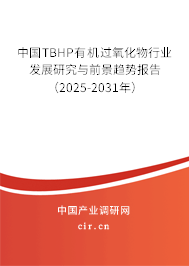 中國TBHP有機過氧化物行業(yè)發(fā)展研究與前景趨勢報告（2025-2031年）