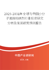 2025-2031年全球與中國小分子激酶抑制劑行業(yè)現(xiàn)狀研究分析及發(fā)展趨勢預(yù)測報告 2025-2031年全球與中國小分子激酶抑制劑行業(yè)現(xiàn)狀研究分析及發(fā)展趨勢預(yù)測報告