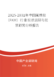 2025-2031年中國氟橡膠(FKM)行業(yè)現(xiàn)狀調(diào)研與前景趨勢分析報(bào)告 2025-2031年中國氟橡膠(FKM)行業(yè)現(xiàn)狀調(diào)研與前景趨勢分析報(bào)告