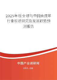 2025年版全球與中國合成革行業(yè)現(xiàn)狀研究及發(fā)展趨勢預(yù)測報告 2025年版全球與中國合成革行業(yè)現(xiàn)狀研究及發(fā)展趨勢預(yù)測報告