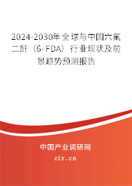 2024-2030年全球與中國六氟二酐(6-FDA)行業(yè)現(xiàn)狀及前景趨勢預(yù)測報告 2024-2030年全球與中國六氟二酐(6-FDA)行業(yè)現(xiàn)狀及前景趨勢預(yù)測報告