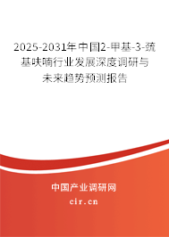 2025-2031年中國2-甲基-3-巰基呋喃行業(yè)發(fā)展深度調研與未來趨勢預測報告 2025-2031年中國2-甲基-3-巰基呋喃行業(yè)發(fā)展深度調研與未來趨勢預測報告