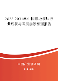 2024-2030年中國接地模塊行業(yè)現(xiàn)狀與發(fā)展前景預(yù)測報告 2024-2030年中國接地模塊行業(yè)現(xiàn)狀與發(fā)展前景預(yù)測報告